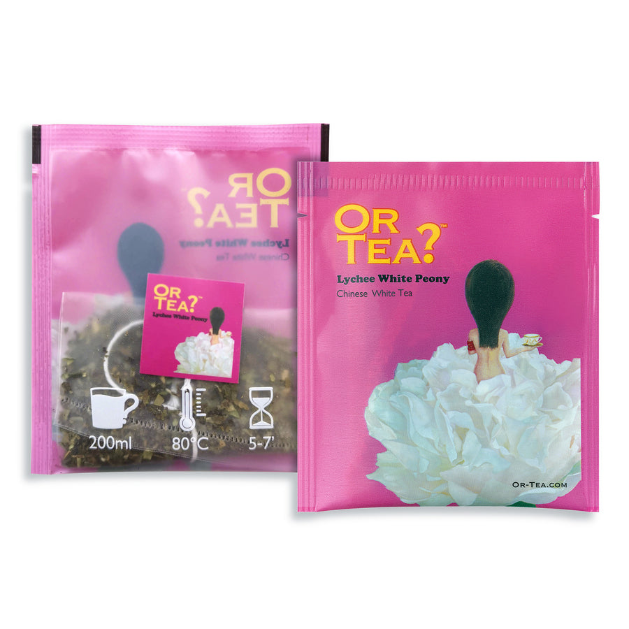 Lychee White Peony doosje met 10 zakjes