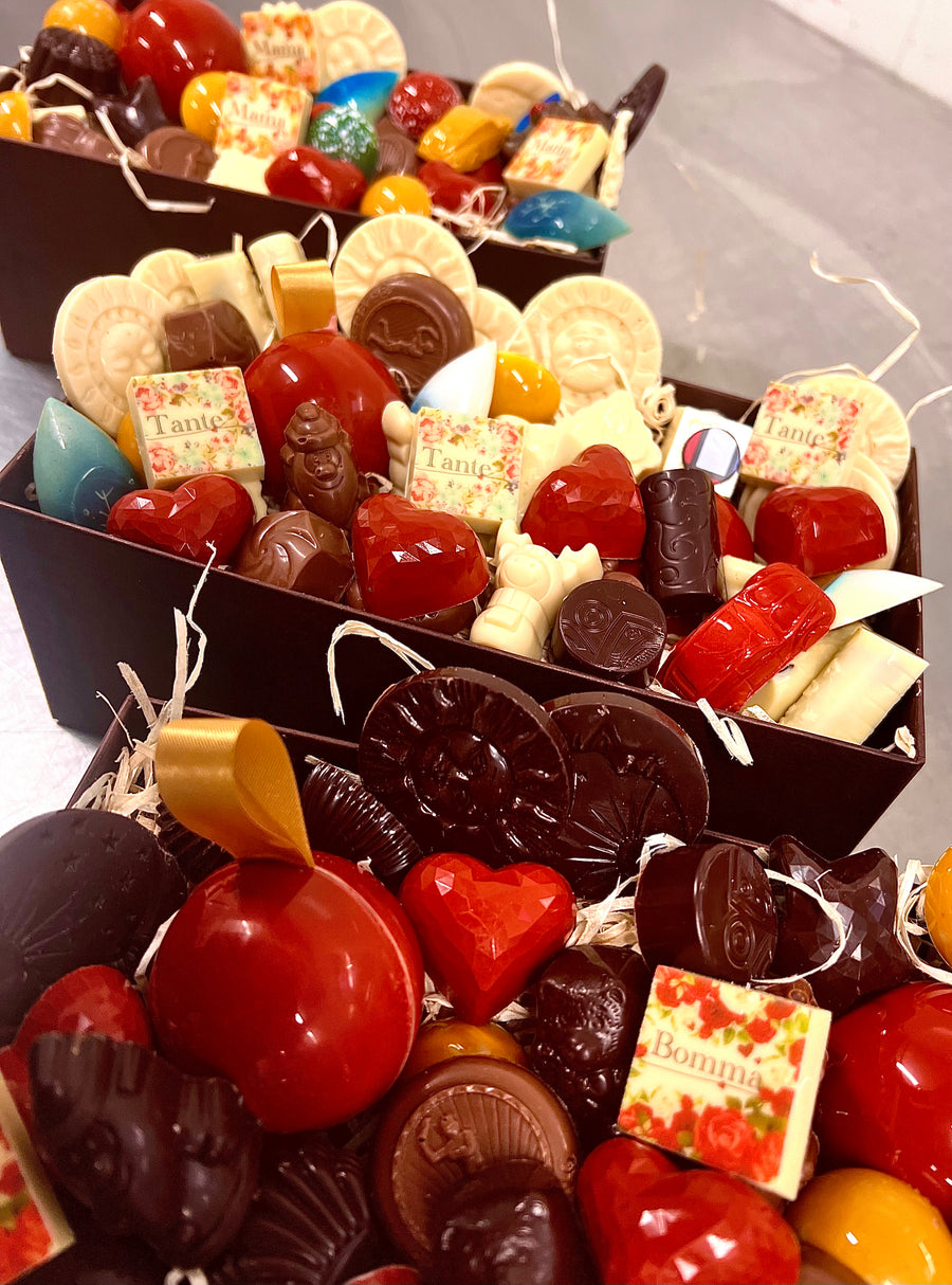 Gepersonaliseerde pralines.