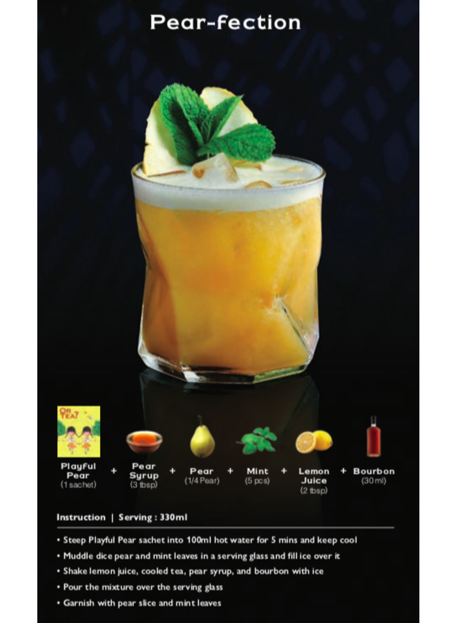 The Playful Pear | Biologische groene thee met peer